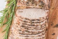 Rosemary Pork Roast with Garlic and Crispy Skin Recipe