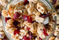 Coconut Cranberry Granola Recipe: Crispy Homemade Batch