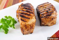 Sticky Asian Pork Chops with Ginger and Soy