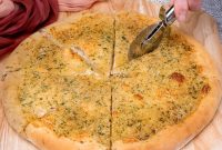 Crispy Garlic Pizza Bread Recipe — Cheesy Garlic Pull-Apart Loaf