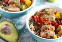 Grilled Pork Burrito Bowl Recipe with Cilantro Lime Rice