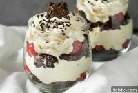 Irish Cream Brownie Parfaits Recipe — Decadent Layered Dessert