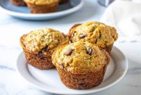 Banana Chocolate Chip Muffins Recipe — Moist Banana Muffins with Chips