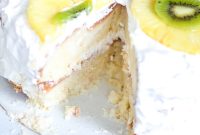 Tropical Layered Poke Cake Recipe With Coconut and Pineapple