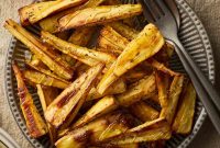 Crispy Roasted Parsnips with Honey and Rosemary