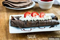 Decadent Chocolate Crepes Recipe with Gooey Filling