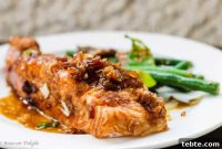 Grilled Salmon with Homemade Teriyaki Sauce Recipe