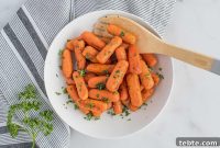 Oven-Roasted Baby Carrots with Honey and Herbs