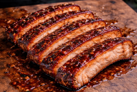 Gochujang-Glazed Baby Back Ribs on the Big Green Egg