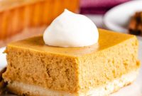 Pumpkin Cheesecake Bars Recipe – Moist Fall Dessert Bars