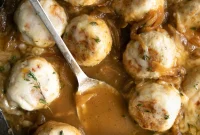 French Onion Meatball Skillet Recipe: Savory One-Pan Dinner