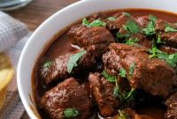 Chile Colorado Beef Stew in Rich Red Chile Sauce