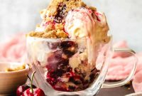 Bourbon Cherry Cheesecake Ice Cream Recipe for Homemade Indulgence