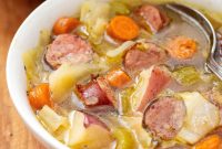 Instant Pot Kielbasa, Cabbage & Potato Soup Recipe