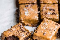 Vegan Gingerbread Brownies with Espresso Glaze Recipe