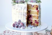 White Chocolate Cranberry Layer Cake Recipe for the Holidays