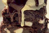 Double Chocolate Marble Brownies: Dark & White Swirl Recipe