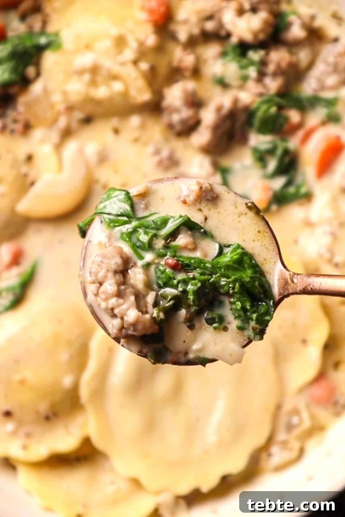 Creamy Sausage Ravioli Soup Recipe for Cozy Weeknight Dinners 8 ravioli soup with kale and sausage