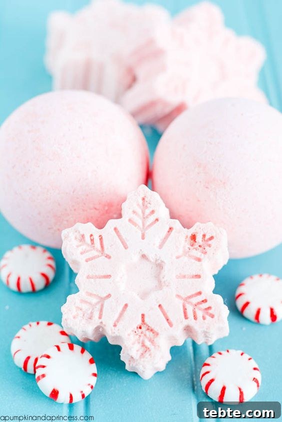 35 Unique Bath Bomb Ideas for Luxury Soaks and Gifts 13 Peppermint Bath Bomb