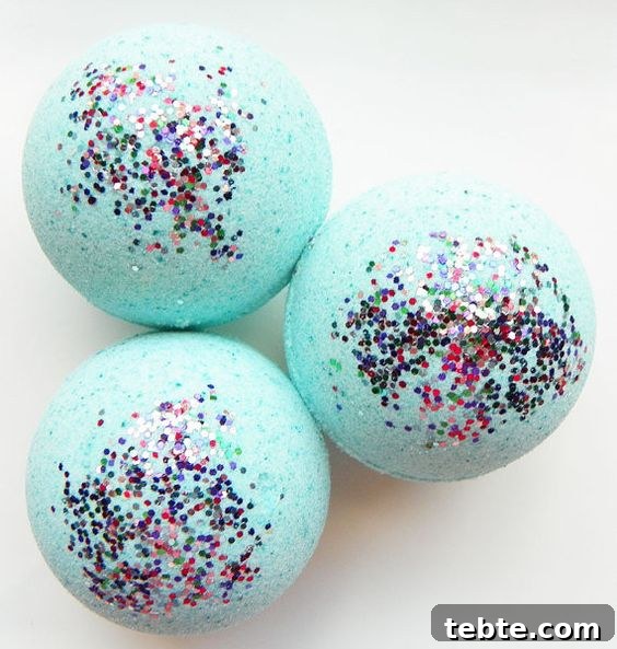 35 Unique Bath Bomb Ideas for Luxury Soaks and Gifts 21 Glitter Bath Bomb