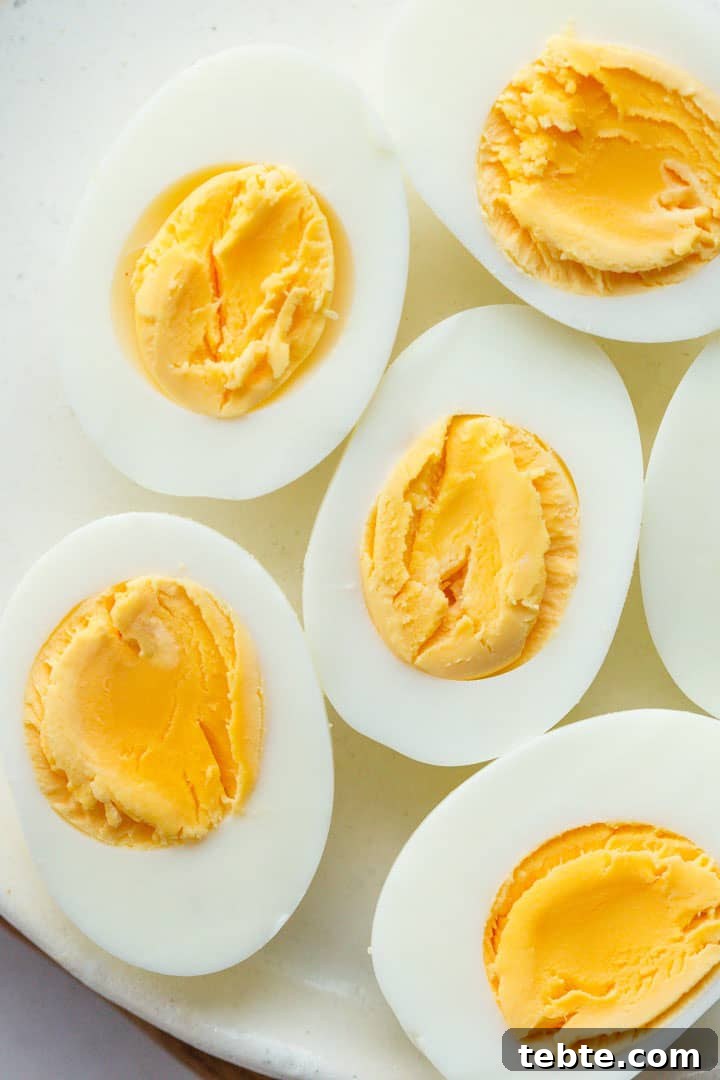 Perfect Hard-Boiled Eggs in the Instant Pot: Quick Guide 5 Perfectly cooked hard boiled eggs in the instant pot