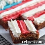 Gluten-Free Flag Cookie Cake Recipe for Patriotic Celebrations 15 corner square cut from flag cookie cake.