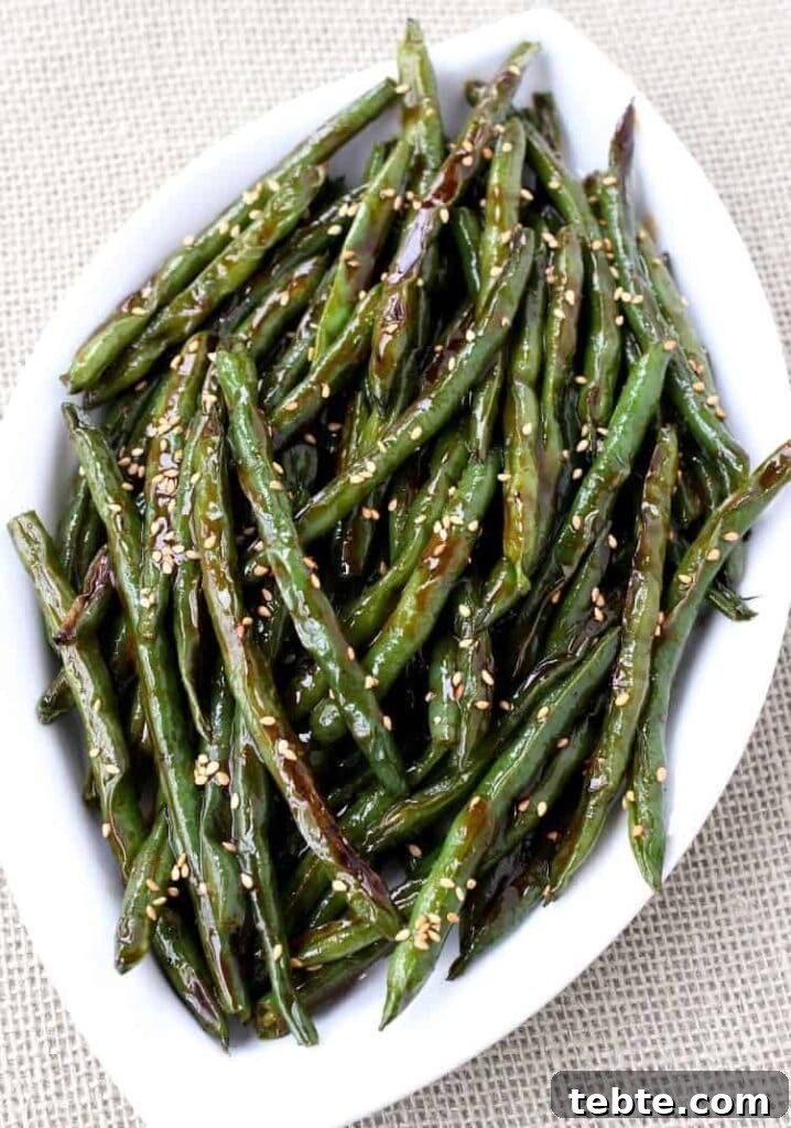 Delicious Vegetables Even Picky Eaters Will Love 13 These Roasted Asian Green Beans are an easy and super healthy side!