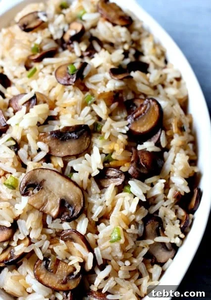 Delicious Vegetables Even Picky Eaters Will Love 14 Spicy Mushroom Rice is an easy, amazing side dish to any meal!