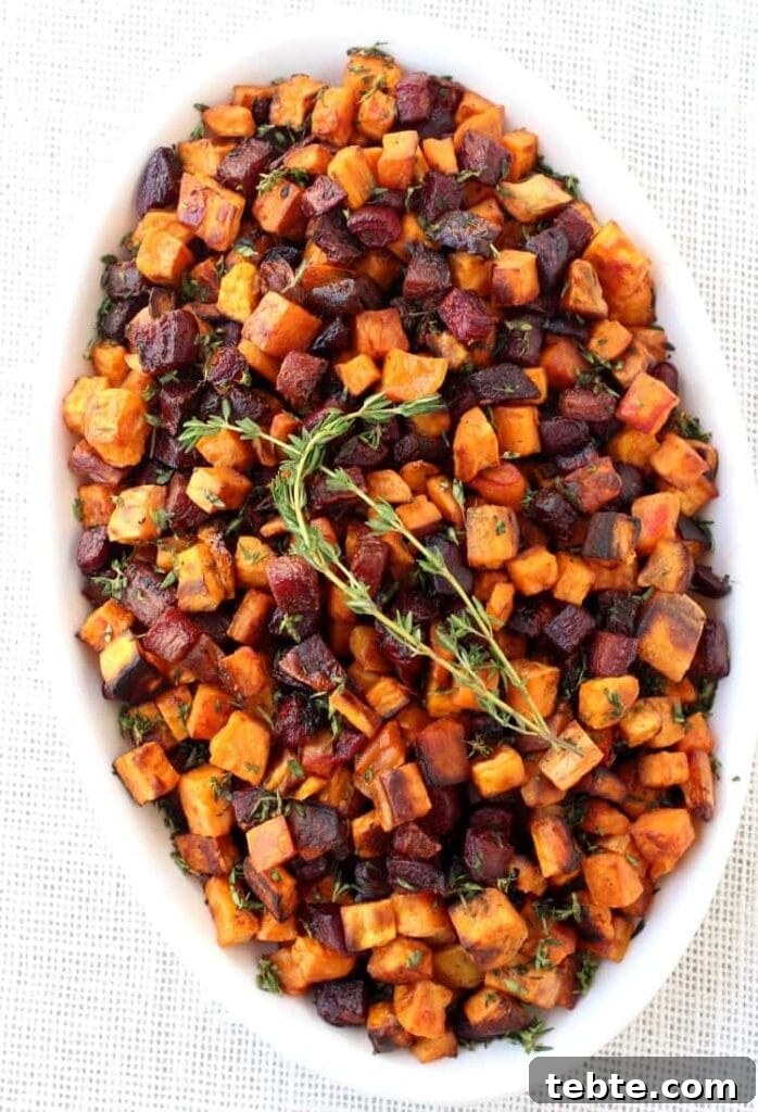 Delicious Vegetables Even Picky Eaters Will Love 9 Roasted Beets and Sweets with Brown Butter Maple Glaze is sure to become your favorite side dish!