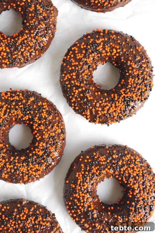 Chocolate Halloween Donuts