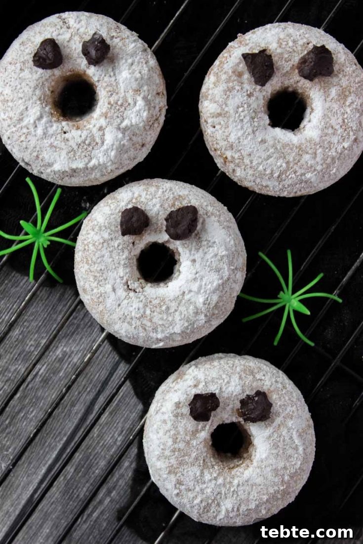 Halloween Ghost Vanilla Donuts