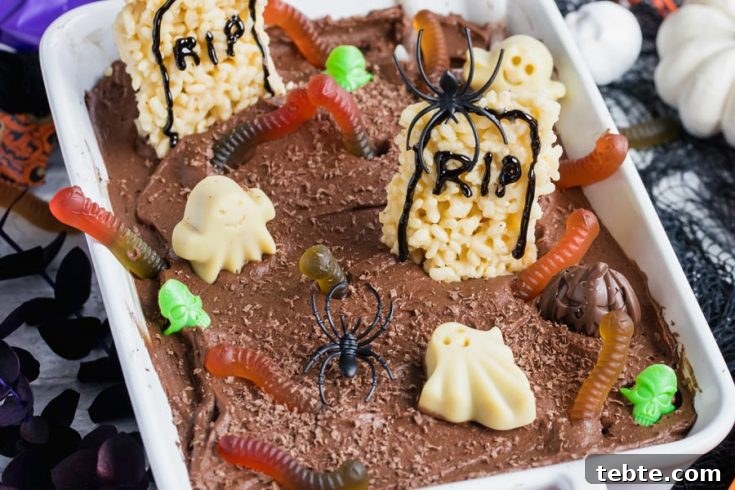 Chocolate Graveyard Cake