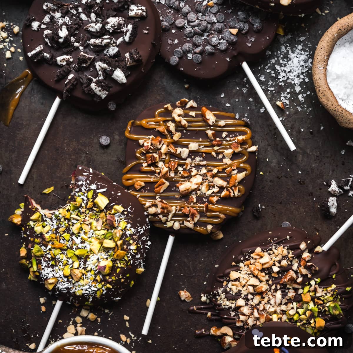 Chocolate Covered Apple Slices