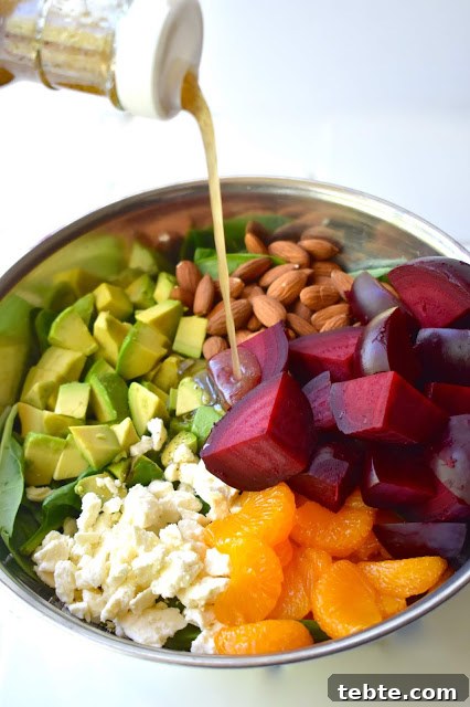 Prepared beet salad