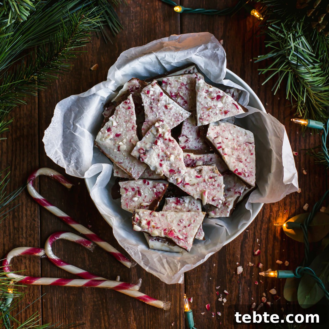 No-Bake Gluten-Free, Dairy-Free Desserts to Impress 22 4-Ingredient Peppermint Bark - Gluten-free, dairy-free
