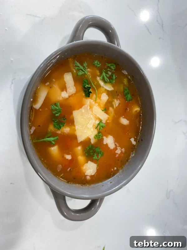 vegetable noodle soup