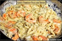 Garlic Parmesan Shrimp Pasta with Creamy Lemon Sauce