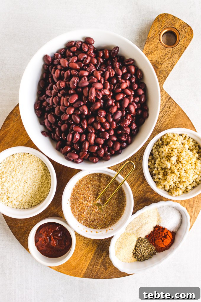 Chipotle Black Bean Burgers served with toppings