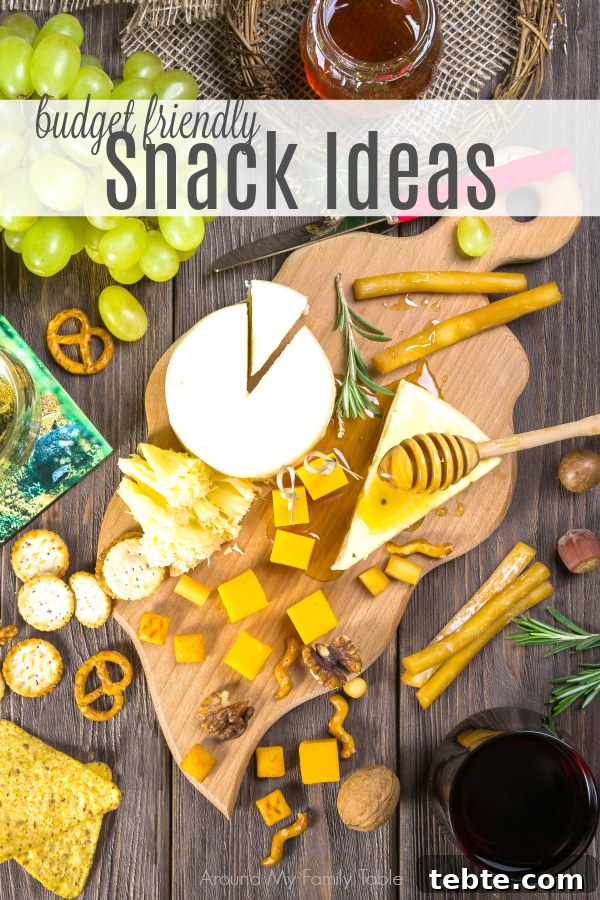 Hey snackers!  These Snack Ideas on a Budget will keep both you and your bank account healthy!