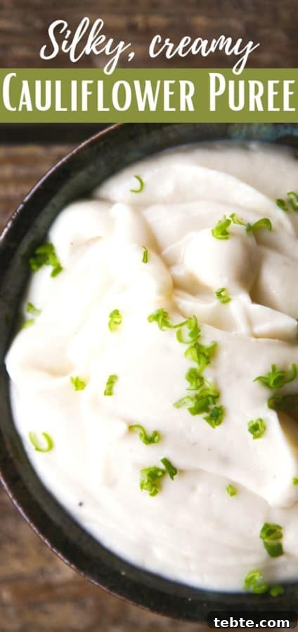 Silky Cauliflower Purée Recipe: Creamy Low-Carb Side Dish 7 Super silky with a subtle roasted garlic punch, this Cauliflower Puree is a wonderfully versatile and simple to prepare side dish. Whether paired with roast chicken, beef, pork chops, grilled meats, pot roast, or meatloaf, you'll be shocked at how something so basic can be the perfect compliment to so many meal