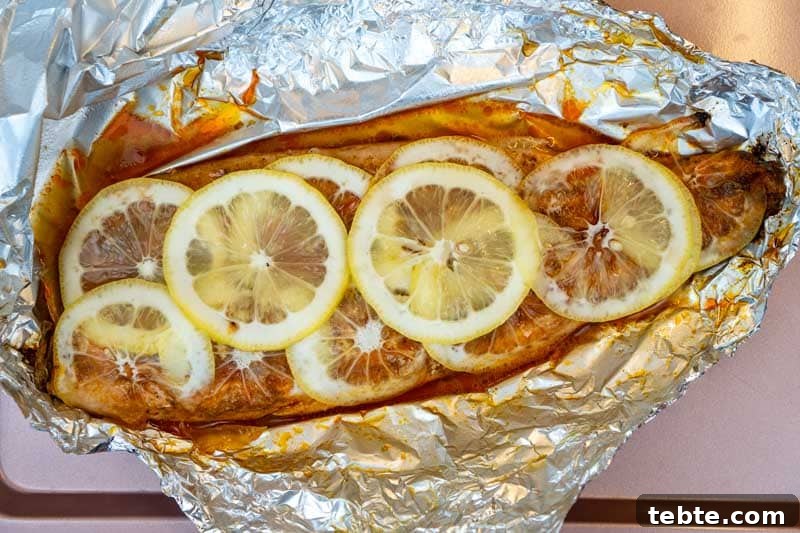 Taking the trout out of the oven