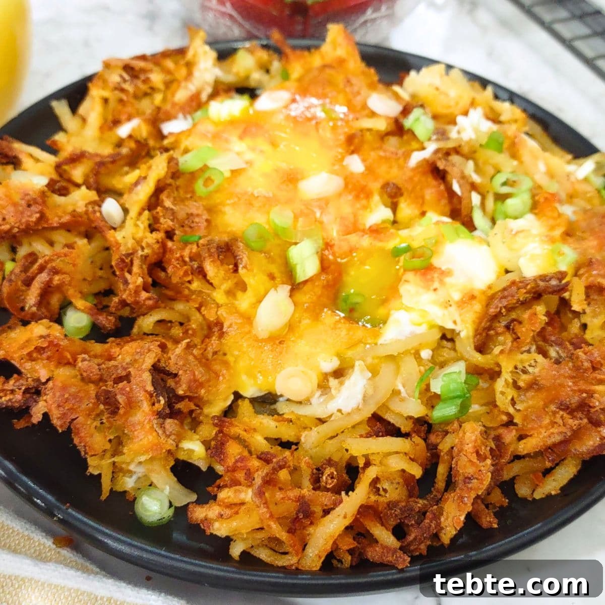 air fryer hash browns and eggs recipe dinners done quick featured image