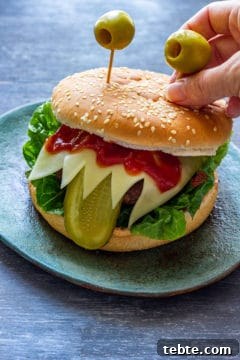How to assemble Halloween monster burgers step 3