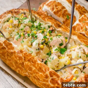 Fish Chowder Bread Boat