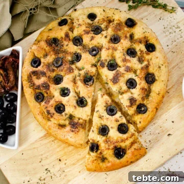 Focaccia Bread (Olive & Herb)