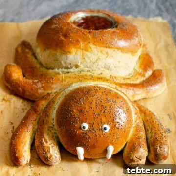 Halloween Spider Bread