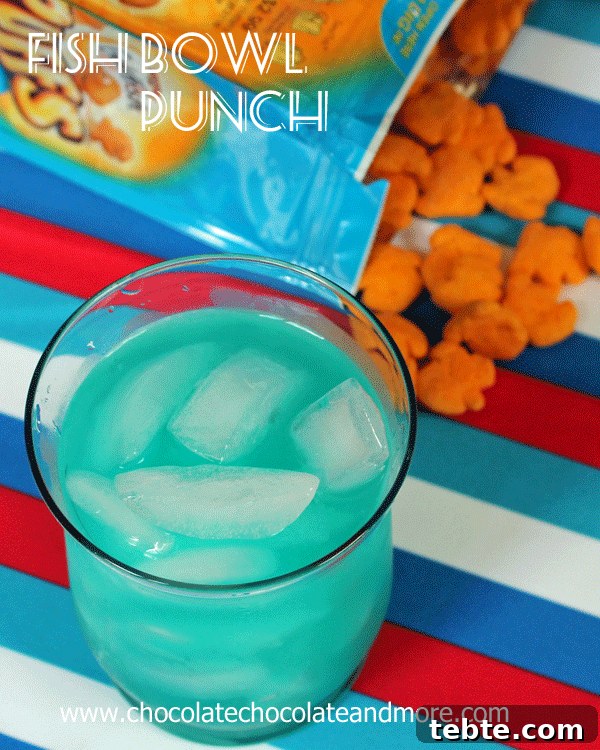 Fish Bowl Punch and Goldfish Puffs