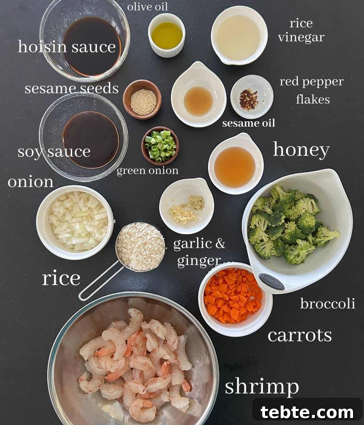One-Skillet Shrimp and Broccoli Stir-Fry Recipe 3 Ingredients for shrimp broccoli stir fry.