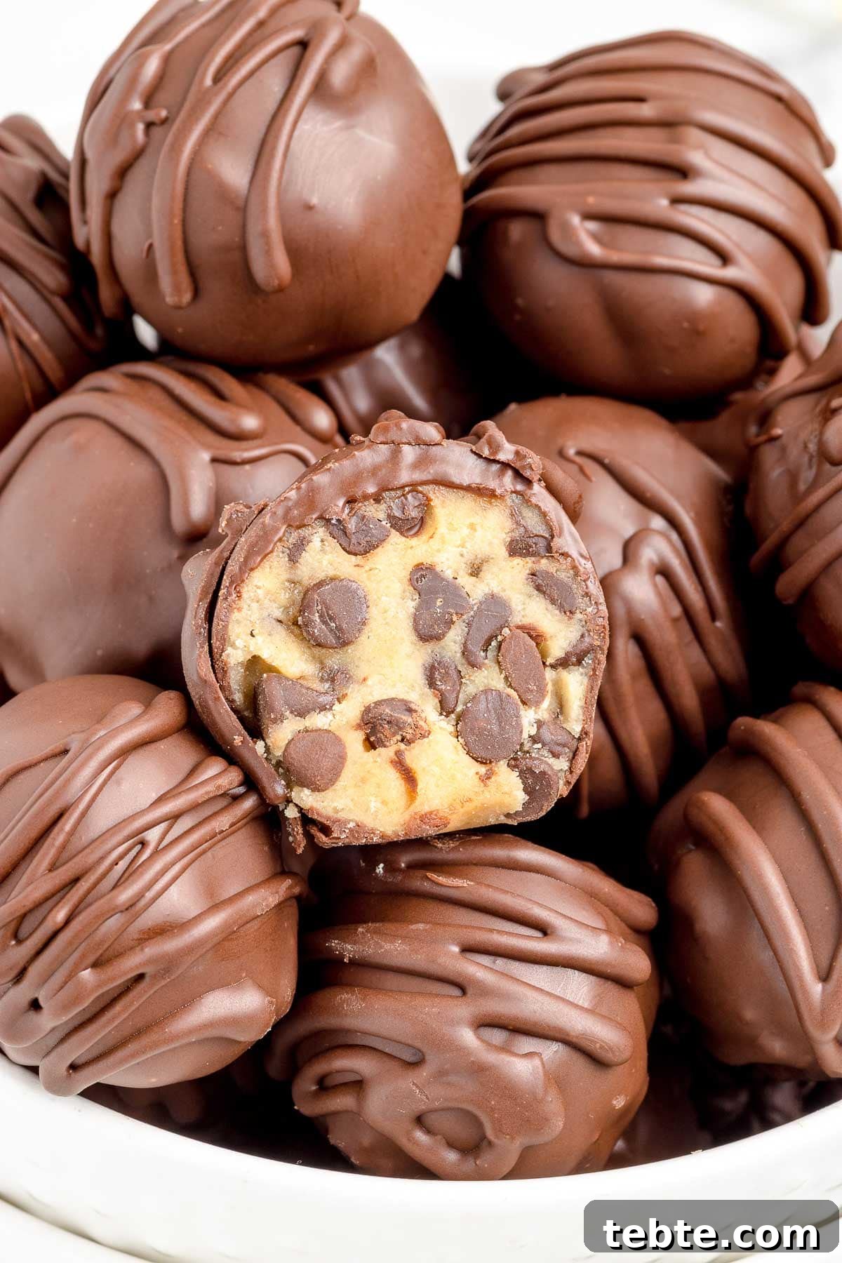 No-Bake Chocolate-Covered Cookie Dough Truffles 13 Cookie dough truffles recipe