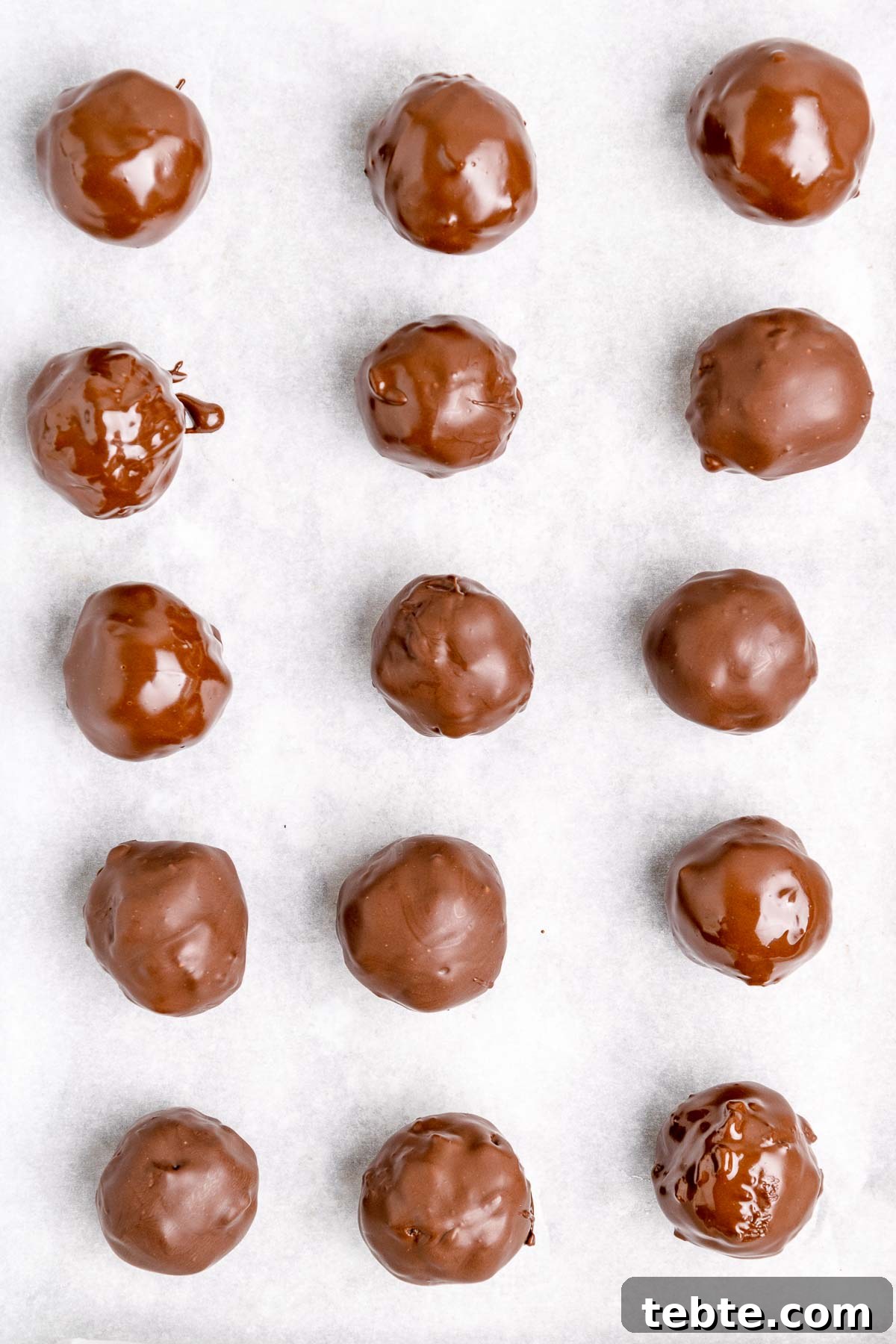 No-Bake Chocolate-Covered Cookie Dough Truffles 9 chocolate dipped